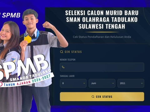 AKSES APLIKASI UNTUK MENGECEK AKUN PENDAFTARAN SPMB SMAN OLA